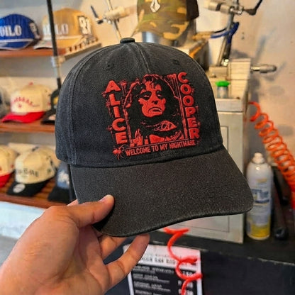 ACO Welcome To My Nightmare Denim Cap