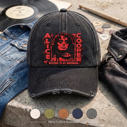 ACO Welcome To My Nightmare Denim Cap