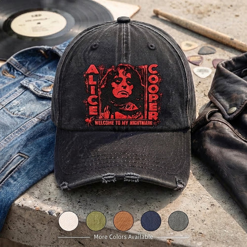 ACO Welcome To My Nightmare Denim Cap