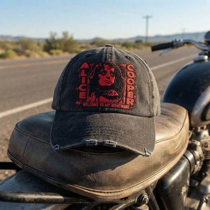 ACO Welcome To My Nightmare Denim Cap
