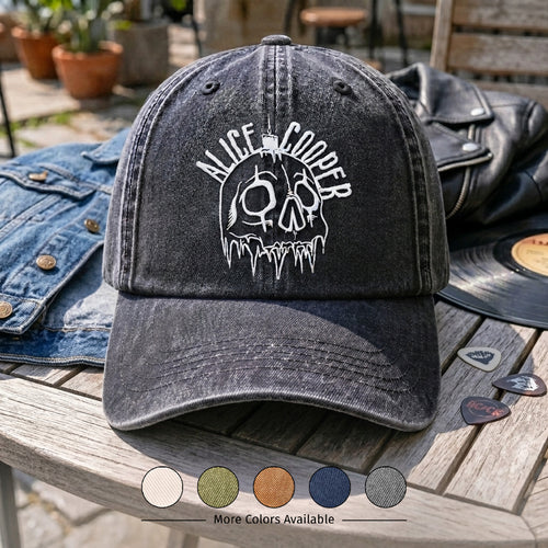 ACO Skull Graphic Denim Cap
