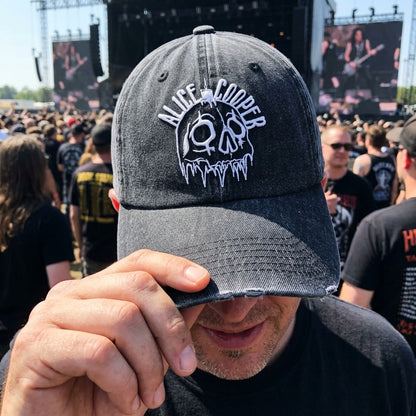 ACO Skull Graphic Denim Cap