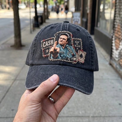 JCA Defiant Man In Black Denim Cap