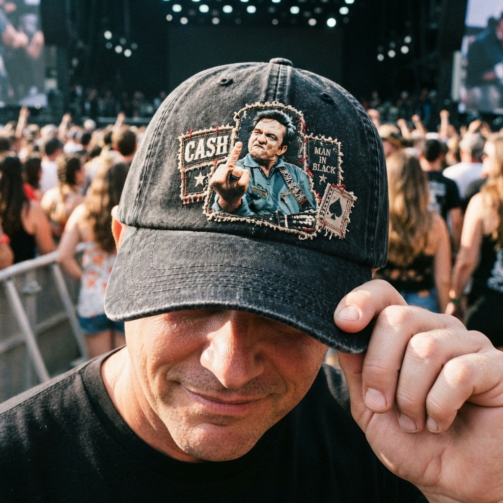 JCA Defiant Man In Black Denim Cap