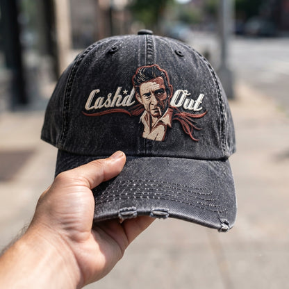 JCA Cashed Out Portrait Denim Cap