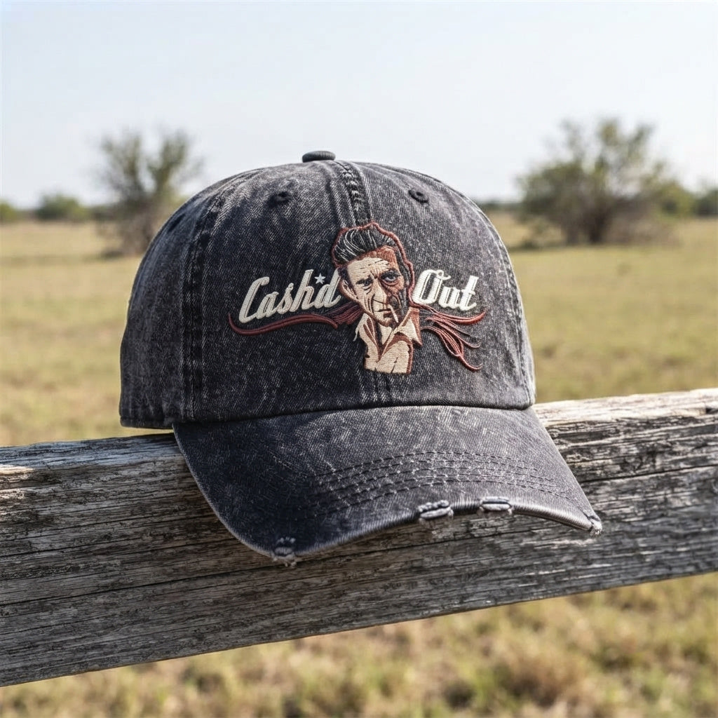 JCA Cashed Out Portrait Denim Cap