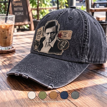 JCA Ring Of Fire Patch Denim Cap