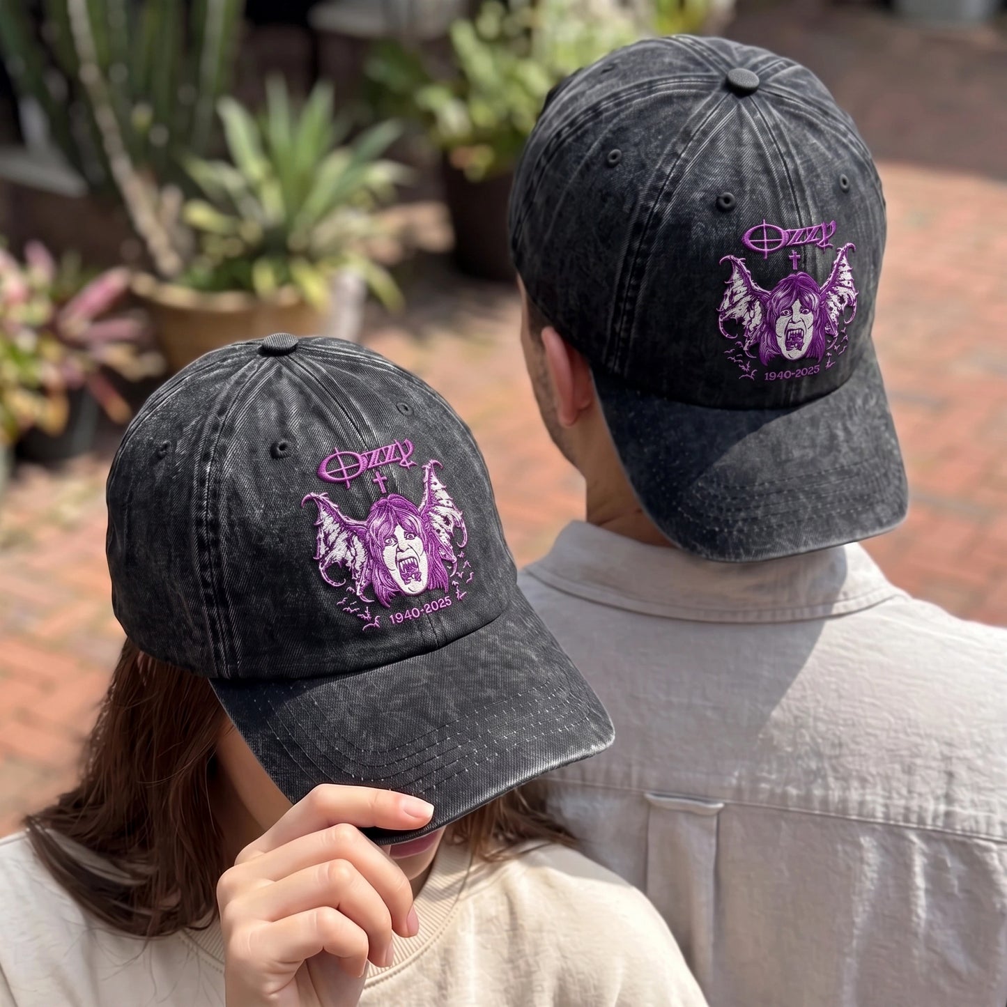 OOS Purple Vampire Tribute Distressed Cap
