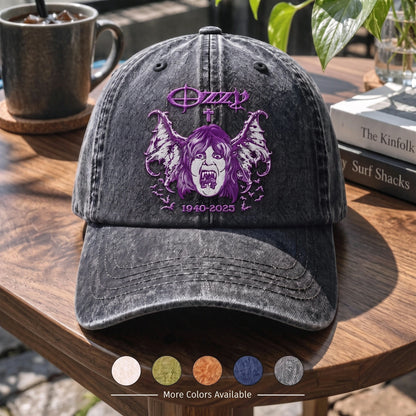 OOS Purple Vampire Tribute Distressed Cap
