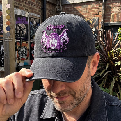 OOS Purple Vampire Tribute Distressed Cap
